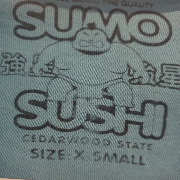 2/$25 🕷️ SUMO SUSHI Japanese tee - Picture 3 of 3